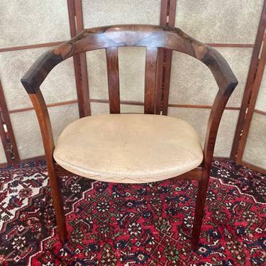 Danish Rosewood Occasional Chair by CS Møbler Glostrop Denmark