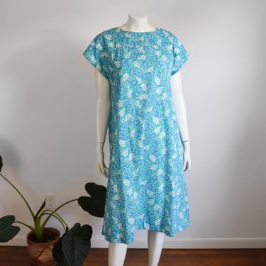 Late 1970s Early 1980s Lilly Pulitzer Cat Dress - M/L 