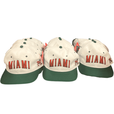 Vintage University Of Miami &quot;Hurricanes&quot; Snapback Hat