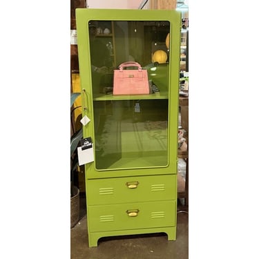 Green Metal Cabinet