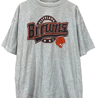 Vintage 90's Cleveland Browns Logo 7 Distressed T-Shirt XXL