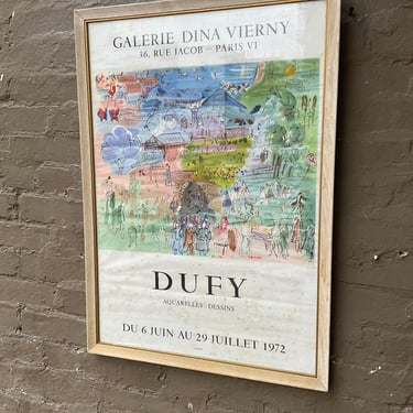 Dufy Exhibition Poster