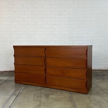 Mid century low boy dresser in mahogany 