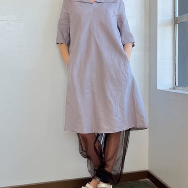 Jil Sander Stone Linen Dress (L)