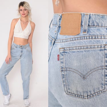 90s Levis 560 Jeans 28 -- Vintage High Waisted Jeans Mom Jeans Blue Jeans Levi High Waist Denim Pants Tapered Relaxed Leg 1990s Small 28 
