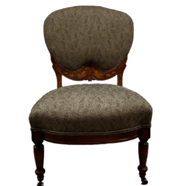 Antique Low Boudoir Vanity Chair  MM190-9