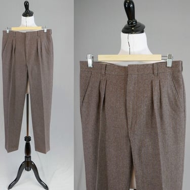 80s Levi's Pleated Trousers - 31