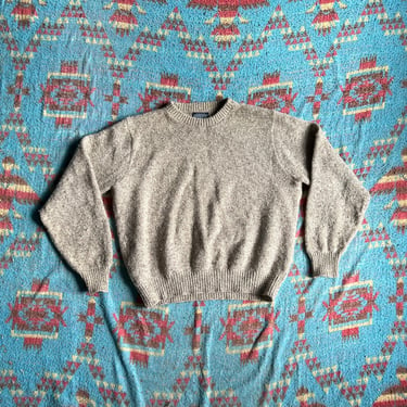 Vintage Lands End Wool Crewneck Sweater 