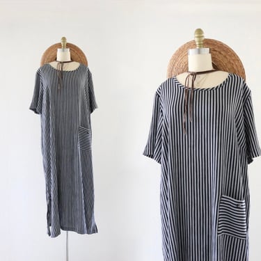 striped sack dress 