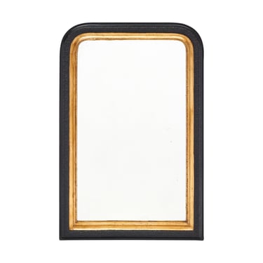 Louis Philippe Black and Gold Mirror