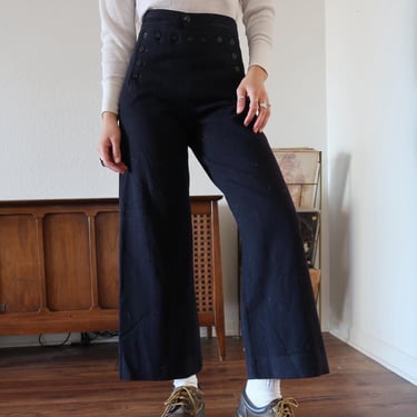 Vintage 50's US Navy Cracker Jack Wool Pants 