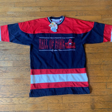 Large 90s Deadstock Football Hall of Fame Jersey 