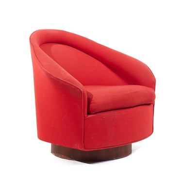 Adrian Pearsall for Craft Associates Mid Century Swivel Lounge Chair - mcm 