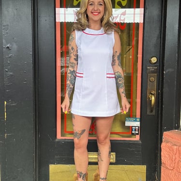 Vintage 60s/70s tennis mini dress