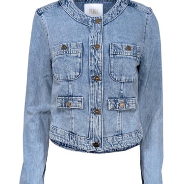 Paige - Light Wash "Kiya" Denim Jacket Sz M