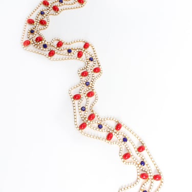 Stone Jeweled Chain Link Belt
