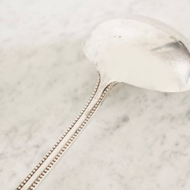 1930s French silverplate ladle