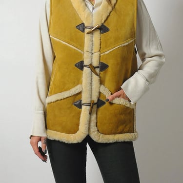 1970's Shearling Suede Vest