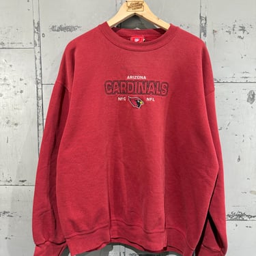 vintage 90’s Arizona Cardinals crewneck sweatshirt embroidered red crewneck size XL 