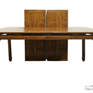 CENTURY FURNITURE Asian Inspired Chinoiserie 102" Banded Wood Dining Table 