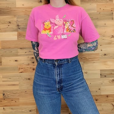 Disney Piglet's Big Movie 2003 Vintage Promo Tee Shirt T-Shirt 