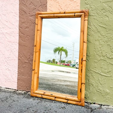 Old Florida Bamboo Mirror