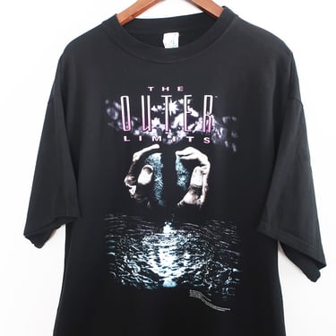 The Outer Limits shirt / 90s tv show shirt / 1990s The Outer Limits 90s tv show Sci Fi baggy t shirt XL 