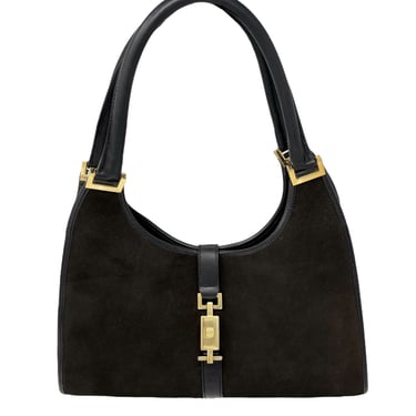 Gucci Black Suede Jackie Bag