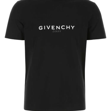 Givenchy Men Black Cotton T-Shirt