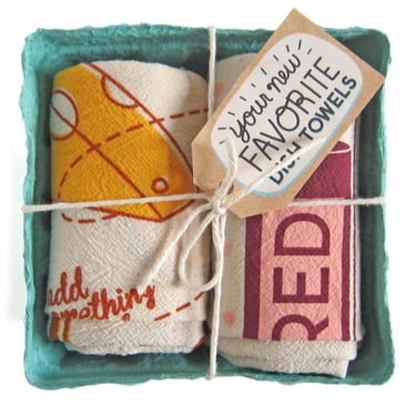 Perfect Pairing Tea Towel Gift Set