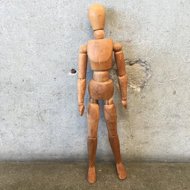 Oversized Wooden Artist Mannequin