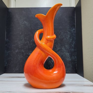 Modernist Royal Haeger Serpentine Vase #483 - Vintage Art Pottery 