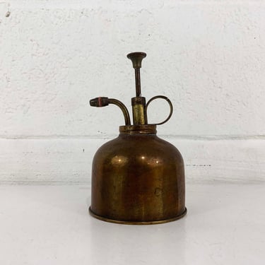 Vintage Mister Brass Oil Diffuser Hong Kong Free Shipping Watering Can 1970s Gold Mid-Century Home Decor Garden Plants MCM 