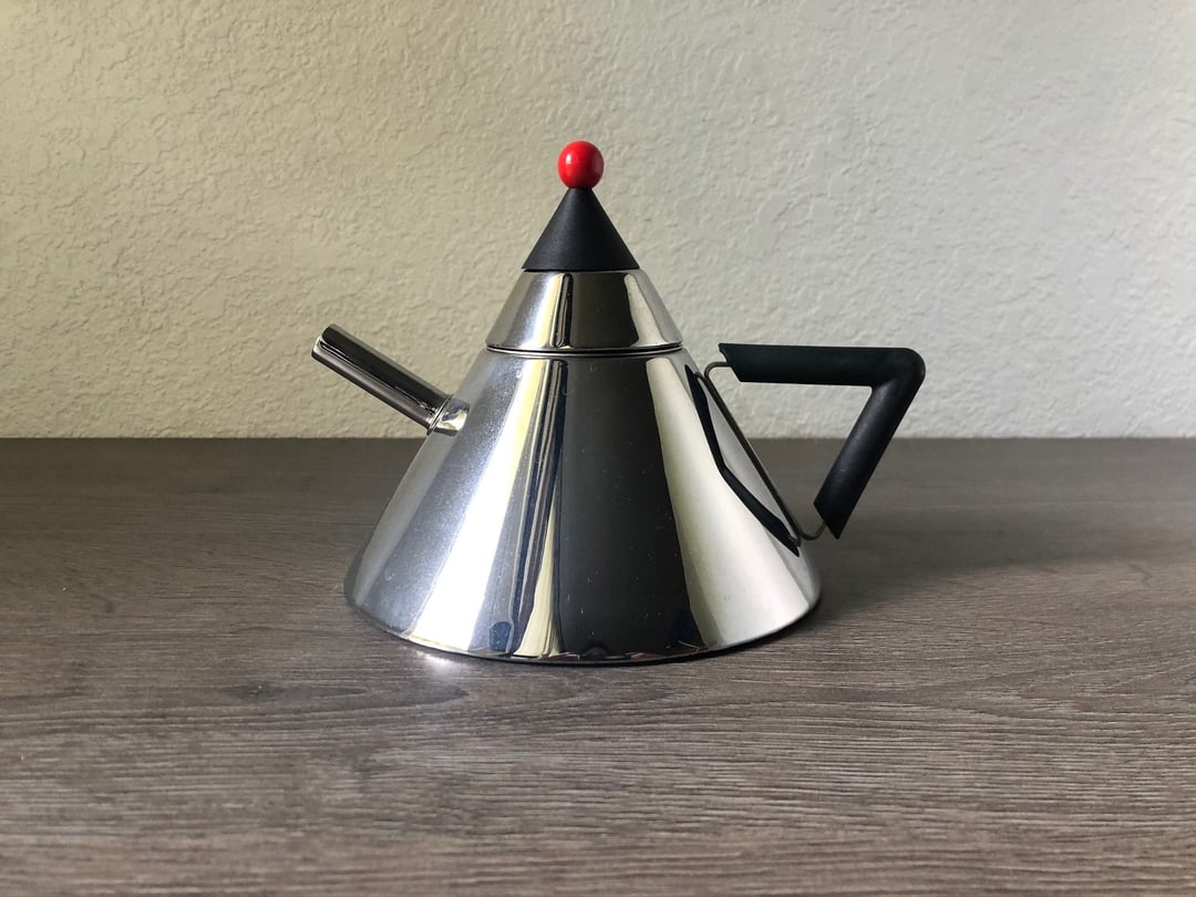 Vintage Bodum Osiris Stainless Steel Kettle / Teapot With Plastic Handle  Carsten Jorgensen Design 