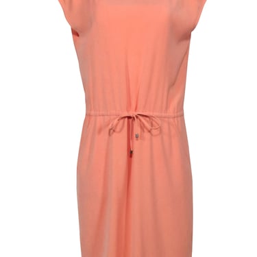 St. John - Light Orange Sleeveless Shift Dress Sz 6