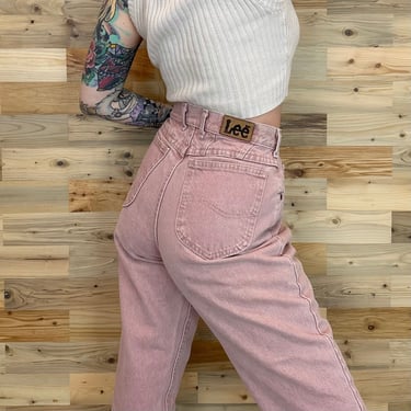 Lee Vintage Pink High Rise Jeans / Size 28 