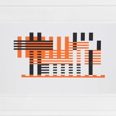 Josef Albers, P2, F31, I1, Screenprint on Mohawk Superfine Bristol paper 