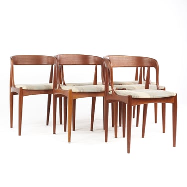 Johannas Anderson Mid Century Teak Dining Chairs - Set of 6 - mcm 