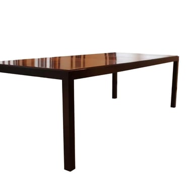 Mid Century Modern Rosewood Parsons Expandable Dining Table Dunbar Attributed 