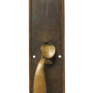 Antique Romanesque Left Hand 16.25 in. Bronze Door Pull