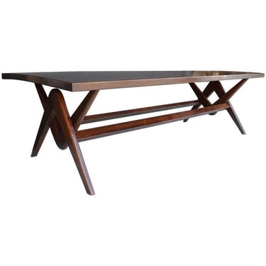 Teak Desk and Dining Table by Pierre Jeanneret