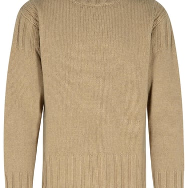 Jil Sander Beige Cashmere Sweater Man