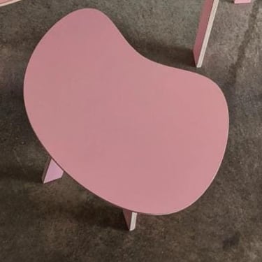 jelly bean stool, seating, end table, handcrafted in wood, minimal, Scandinavian, multi purpose furniture 