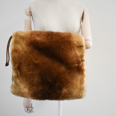 1930s/40s Large Fur Muff 