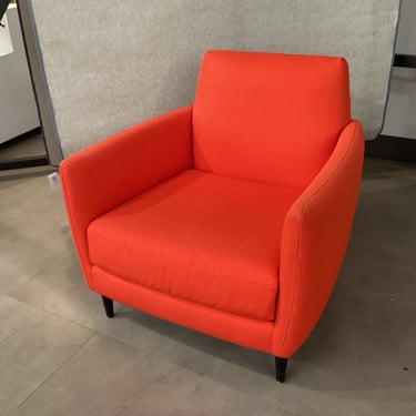 CB2 Orange Parlour Chair