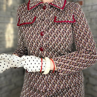 1960’s Polyester Dress & Blazer Set 