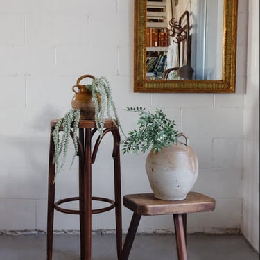 vintage french bentwood and cane thonet barstool