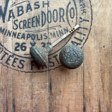 Ca. 1905 Set of Corbin Doorknobs Salvaged Hardware G-11800 