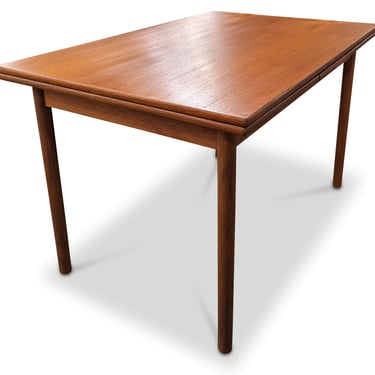 Teak Dining Table W Two Leaves - 122202