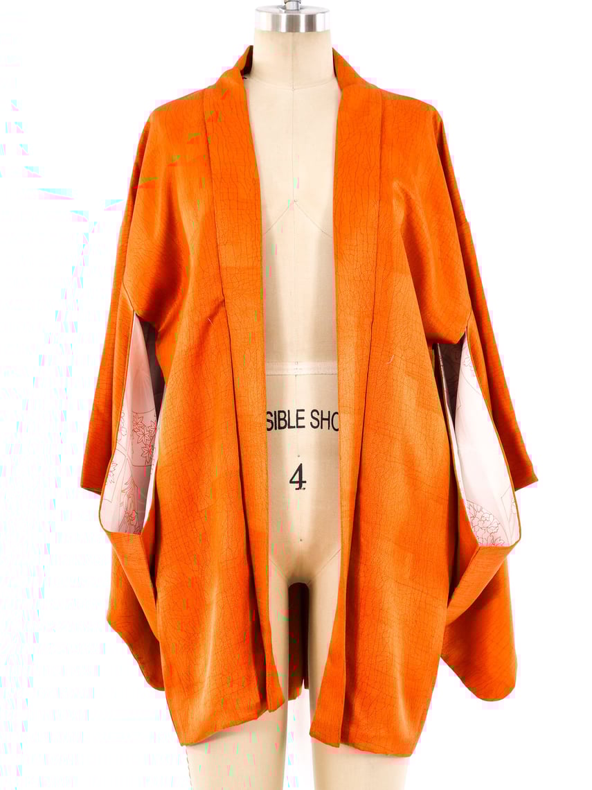 Burnt Orange Haori Kimono New / Found Los Angeles, CA